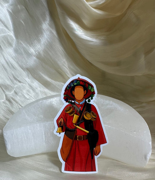 Stickers marocain - Guerab - métier ancestrale. Porteur d'eau